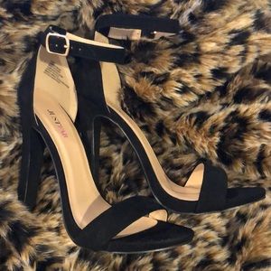 JustFab High Heel Sandals - Black - Size US 9